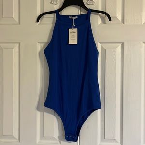 REORIA blue tank bodysuit NWT size xl